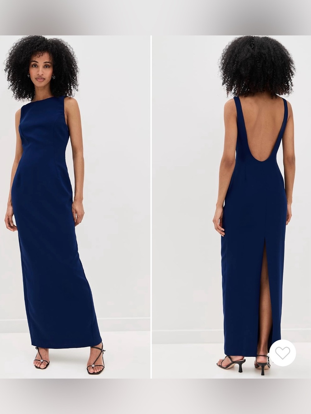 Amanda Uprichard Marbella Maxi Dress | Navy | Size Small